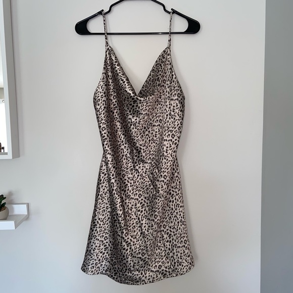 NWT Princess Polly Leopard Betta Vandore Mini Dress 
Size 10 - Picture 3 of 12